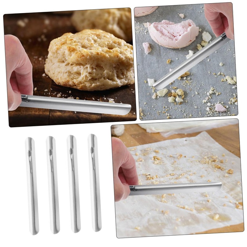 MAGICLULU Restaurant Crumb Sweeper Tool Piece Stainless Steel Bread Crumb