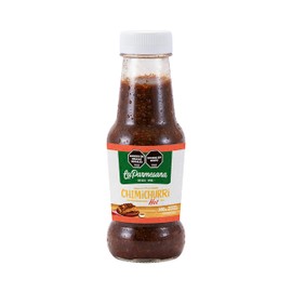La Parmesana Hot Chimichurri Sauce 300 ml (10.6 fl oz) - Spicy Argentine Herb & Chili Sauce - Ready to Use.