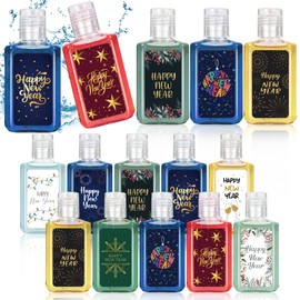 50 Pcs Happy New Year Gifts Bulk Mini Hand Sanitizer 1fl oz Travel Size Hand Soap Gift for Holiday Chinese New Year Party Favors