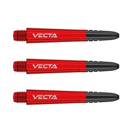 WINMAU Vecta Red Intermediate Dart Shafts (Shafts) - 1 Set Per Pack (Total 3 Stems)