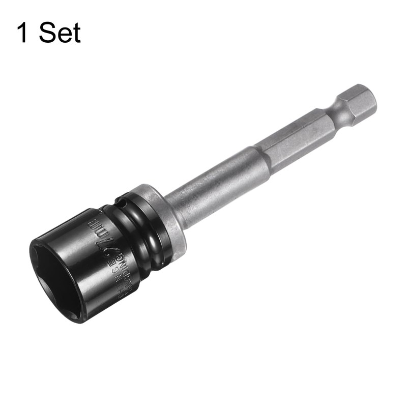 sourcing map Deep 6-Point Impact Socket 1/2" Drive 27mm Metric