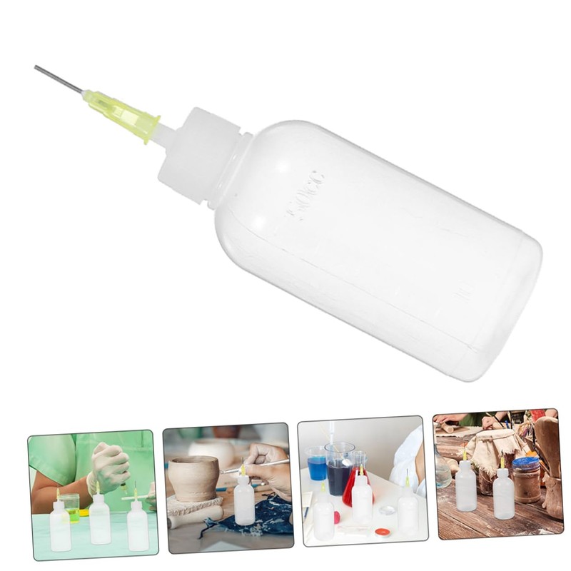 Ipetboom 12 Pcs Glue Dispensing Bottles with Needle Tips Squeeze