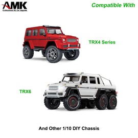 AMK 32P 2-Speed TRX4 Transmission Case Metal Transfer Gearbox for 1/10 RC Crawler TRX6 Upgrades