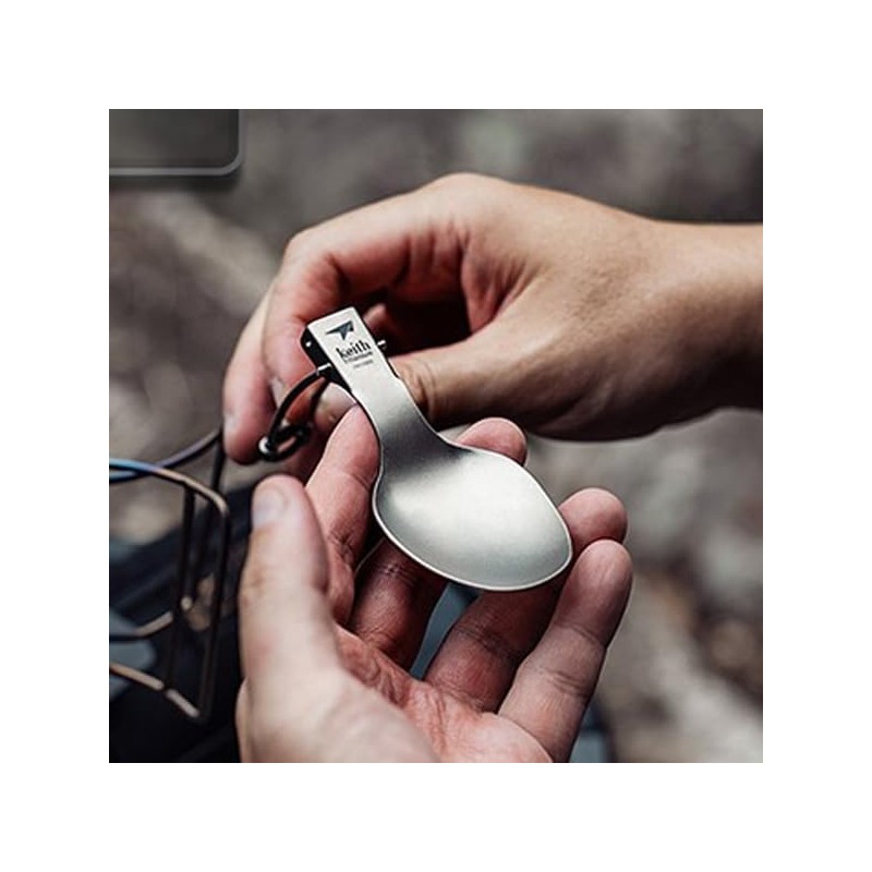 Keith Pliable titanium spoon Ti5308