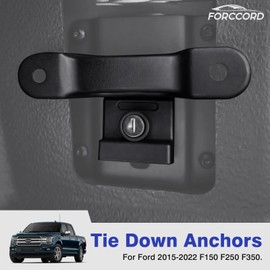 Forccord Custom Fit for Tie Down Anchors F150 F250 F350 2015-2022 2023 Truck Bed Tie Downs Replace# FL3Z-99000A64-B Bed Tie Downs for Truck-4 Pack