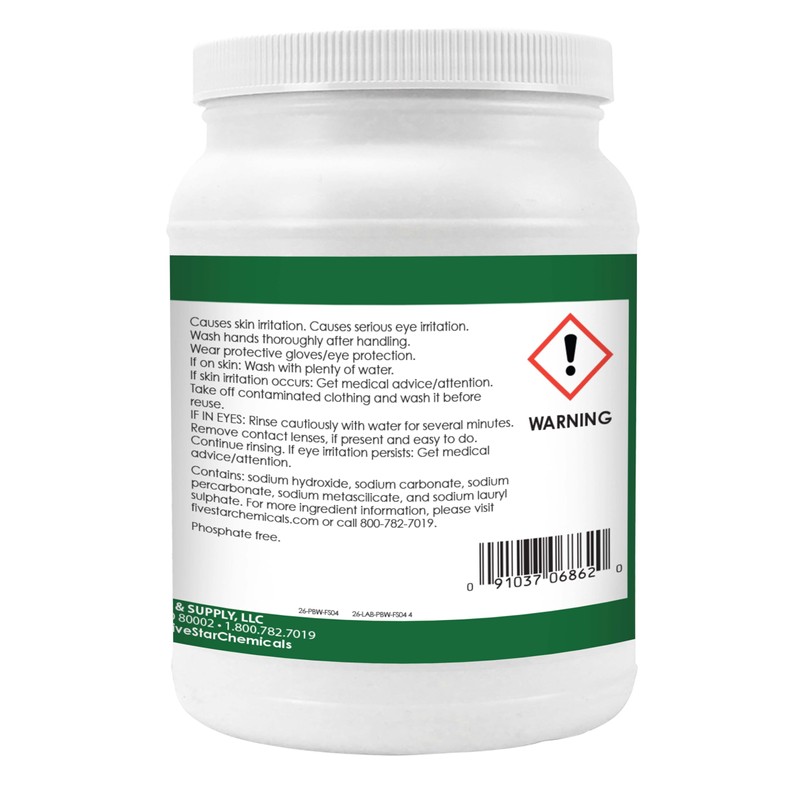 Five Star - 91037068620 P.B.W. Cleanser - 4 Pounds