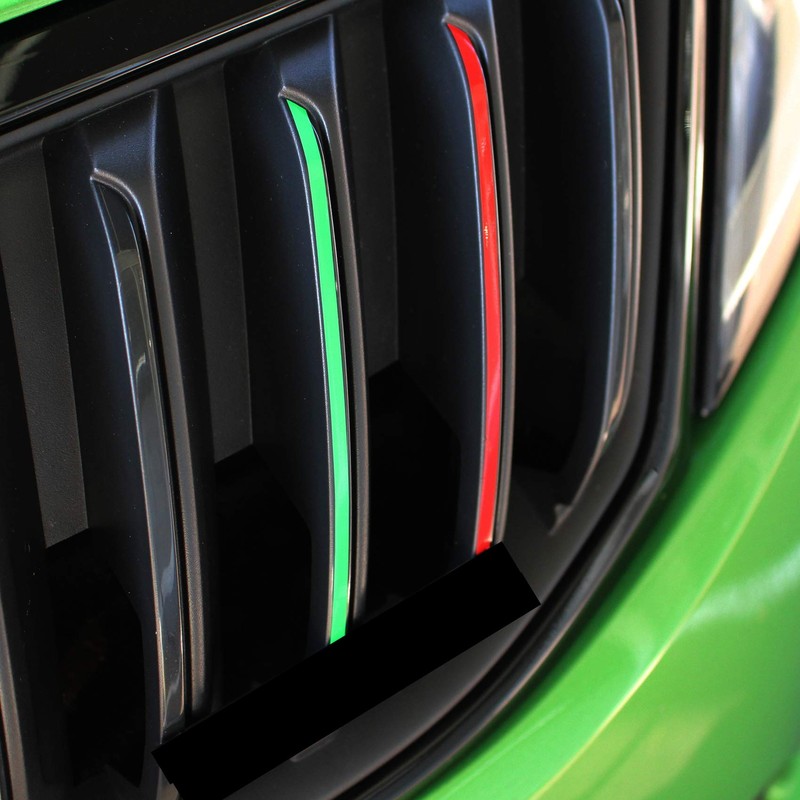 Finest Folia 20 Piece Grille Stripe Set Sticker Grille Cooler