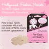 Hollywood Fashion Secrets No-Show Petal Concealers, Lightweight & Disposable Bra