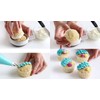 Gifbera Mini White Cupcake Liners 400-Count, Greaseproof Paper Muffin Baking
