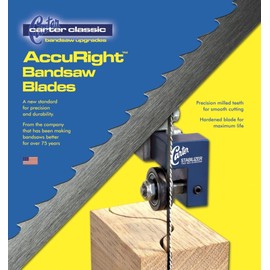 Carter Products 12510514 1/8-Inch-by-105-Inch AccuRight Bandsaw Blade