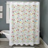 CafePress Peanuts Snoopy Spring Pattern Decorative Fabric Shower Curtain
