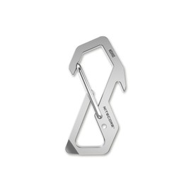 Nitecore Unisex - Adult NHS10 Carabiner, Silver, 1.95"