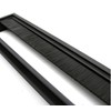 DOJA Barcelona 2 cable entry for desk, black, rectangular cable