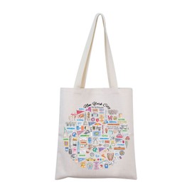 MNIGIU New York City Tote Bag New York City Souvenir Gift New York City Welcome Bag New York City Wedding Gift (New York City Tote)
