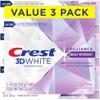 Crest 3D White Brilliance Vibrant Peppermint Teeth Whitening Toothpaste, 4.1