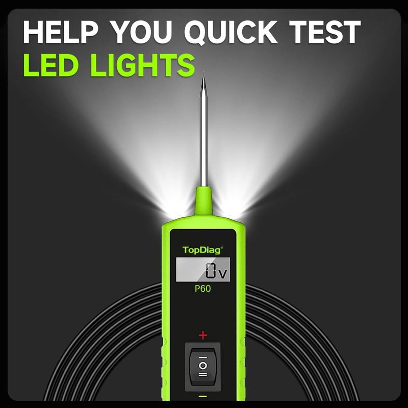 12 Volt Test Light Automotive, Power Circuit Probe Kit, 6V