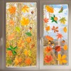 6Pcs Fall Window Decorations, Thanksgiving Window Decor Maple Window Clings