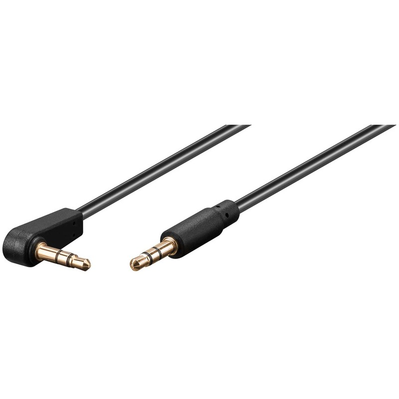 goobay 59525 Audio Jack Cable AUX, 3.5 mm Stereo 4-Pin