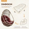 Tycdiose Egg Chair Cushion Replacement, Waterproof Outdoor Hanging Egg Chair