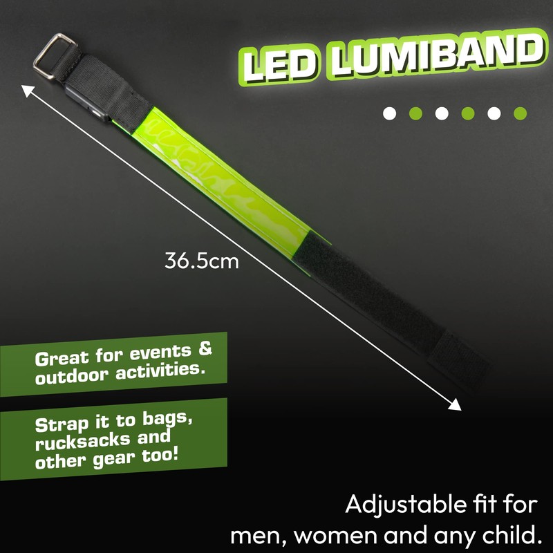 iN LED Reflective Safety Armband | LED High Visibility Reflective