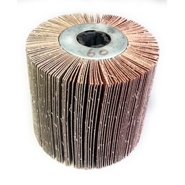 SIGNI Sandpaper Polishing burnishing Drawing Wheel Compatible with Burnishing Machine/Polisher/Sander 120x100mm (60 grit sandpaer)