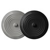 2 Pack - Black and Gray 6" Kitchen Sink and