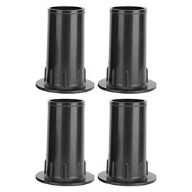 Speaker Port Tubes for Bass Enhancer, Subwoofer Air Ports Repalcement & DIY Parts 42.5mm x 80mm Speaker Cabinet Port Tube, 4-Pcs(Black)