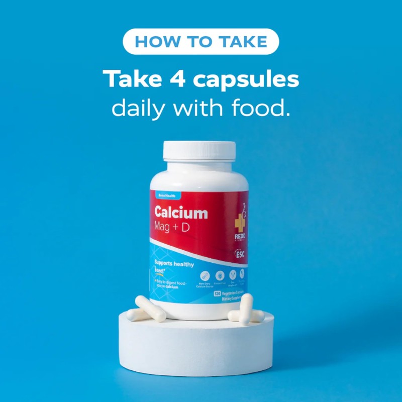 Redd Remedies, Calcium Mag + D, Vitamin D3 and Calcium