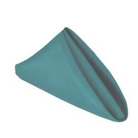 WedDecor 20 Inch Hunter Green Cotton Polyester Table Napkin for Home, Hotel, Dinning, Wedding, Banquet, Party, Events, Hemmed Edges Lightweight & Machine Washable, 10pcs