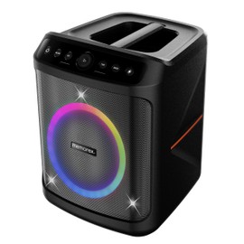 Memorex MX-PS802 8” Rechargeable Party Speaker | Bluetooth 5.3, SD & USB Playback | 80W RMS, 800W PMPO | LED Flame Lighting | TWS Pairing | Guitar & Microphone Input