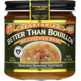Better Than Bouillon No Chicken Base, Vegetarian, 8 Ounces (Pack Of 6)