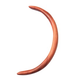 LALAFINA Smooth Edge Peach Wood Moon Hairpin Hair Chopsticks Chinese Hair Sticks Hair Pins for Buns Hair Clips Styling Made Easy