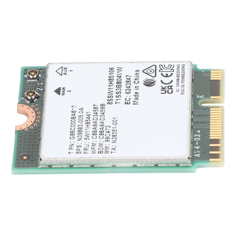 BE200NGW WiFi 7 Network Card for Intel BE200 8774Mbps Supports