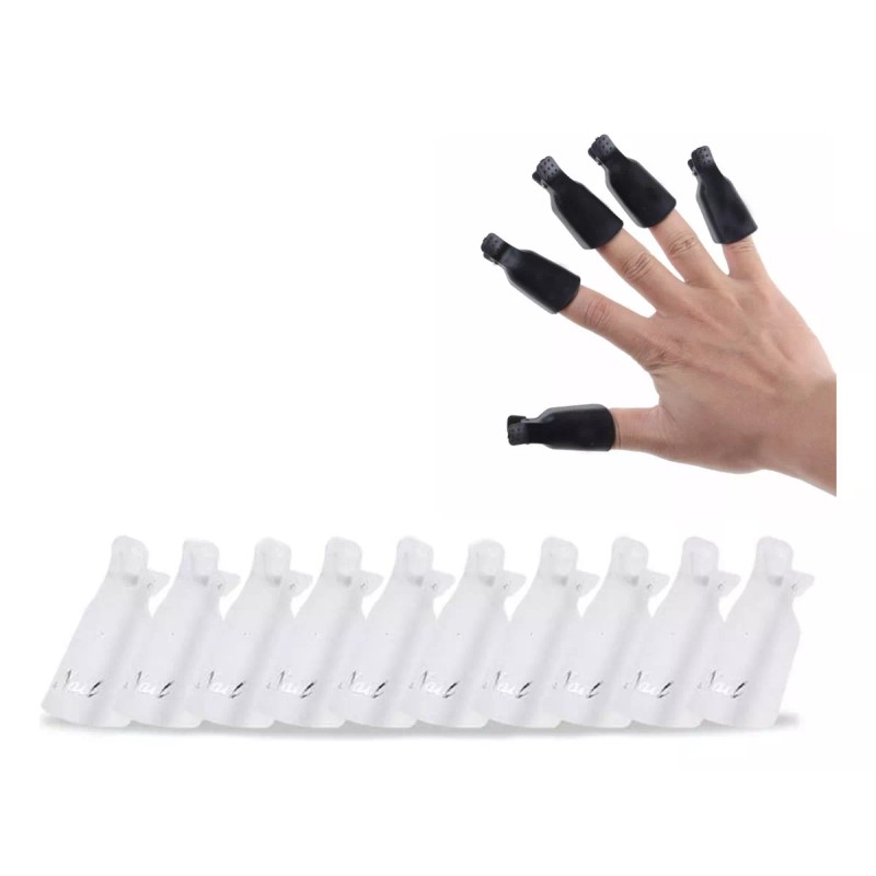 Reusable Keeper 10 Pinzas De Plastico Para Retiro De Gel