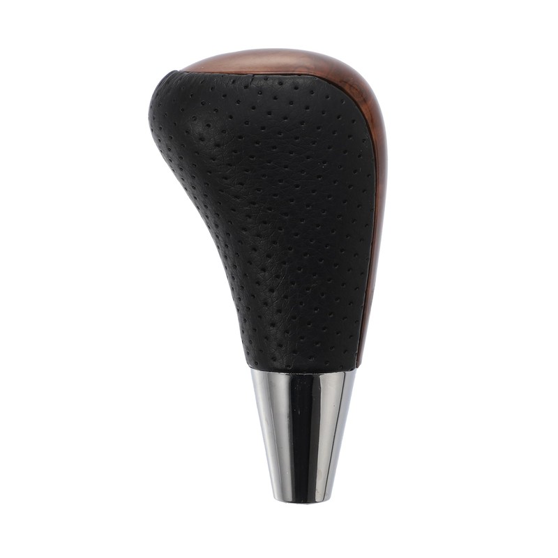 X AUTOHAUX Car Vehicle Automatic Gear Knob Replacement Wood Pattern