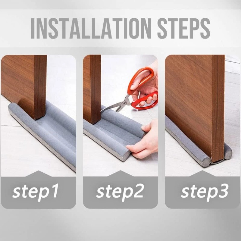 Under Door Bottom Seal Strip Stopper Door Draft Guard Stopper