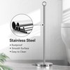 Toilet Paper Holder Stand(with Reserve Function), Free-Standing Spare Rolls Storage