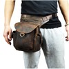 Le'aokuu Mens Genuine Leather Bike Cycling Waist Hip Bum Fanny