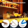 Gold Yellow COB LED Strip Light 24V,16.4FT Dotless Light (Without