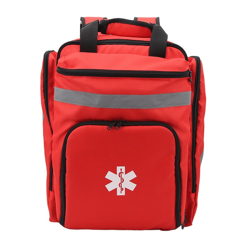 Red Firefighter Bag Large Capacity First Responder Bag Durable Emergency