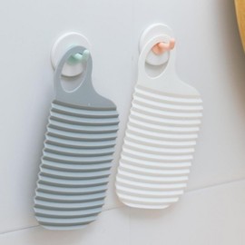 Mini Hand Wash Washboard for Pre-Washing Socks & Baby Clothes Hand Wash Gray 5ea