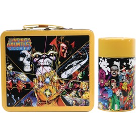The Infinity Gauntlet Tin Titans Previews Exclusive Lunch Box with Beverage Container