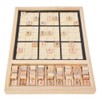 Children Wooden Number Puzzle Toy Board Game Kid Intelligence Logical