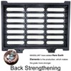 MASSLUNT Cast Iron Drain Grate and Frame 24x16 in, B-Class