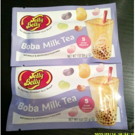 Jelly Belly 2 NEW packs BOBA MILK TEA flavored Jelly Belly Gourmet Jelly Beans matcha thai +
