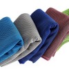 1+1 Big Size Large Ice Cool Towel/Hiking Towel/Case, Green+Green /
