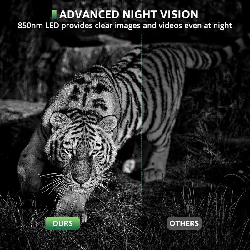 VanBangTec Mini Wildlife Camera 4K 50MP Wildlife Camera with Night