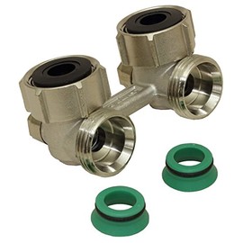 'Simplex 2 Pipe Valve E2/50 Exclusive Angle Valve Shut Off, 3/4 Male Thread F10016