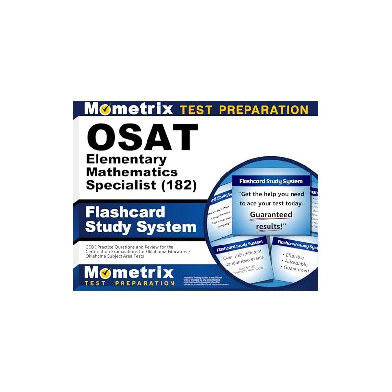 OSAT Elementary Mathematics Specialist (182) Flashcard Study System: CEOE Practice