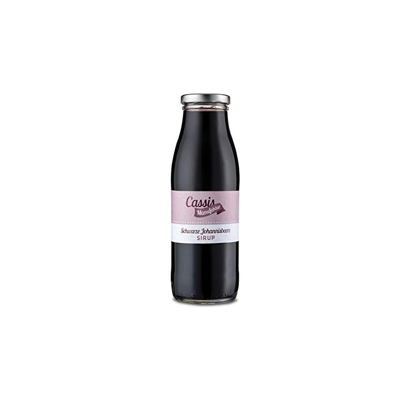 Black Currant Syrup in Glass (1 x 500 ml)